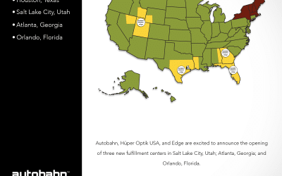 Autobahn, Hüper Optik USA, and Edge Expand with Three New Fulfillment Centers